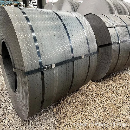 Carbon Steel Coil Hot Rolled Checkered Steel Coil Chequered Steel Coils Supplier